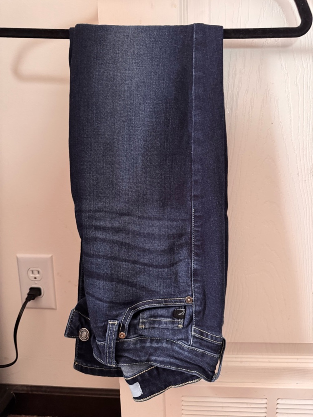 KanCan Women's Skinny Jeans in Dark Indigo Blue